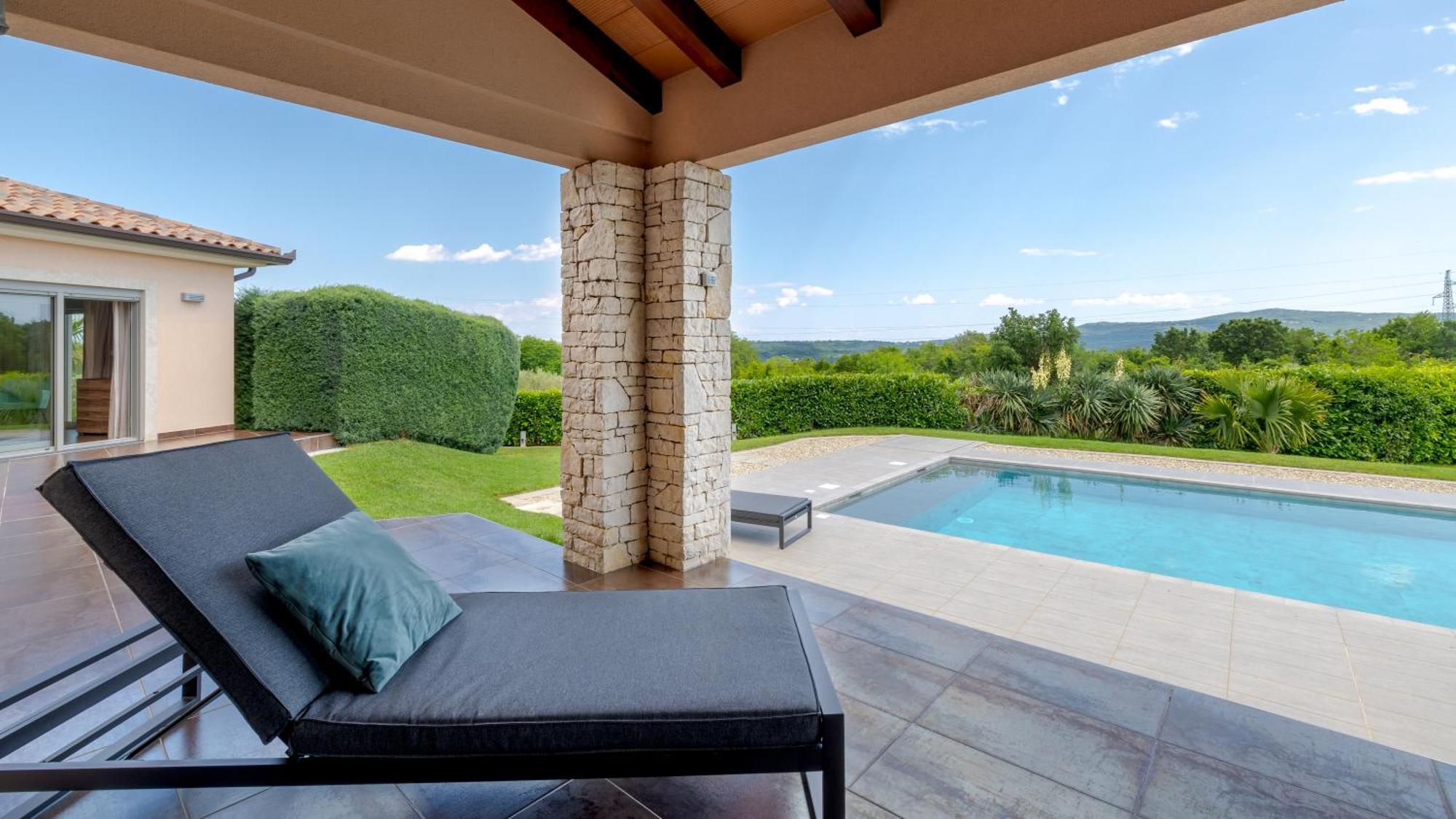 Villa Labin In Zartinj - Luxury Privacy Heated Pool With Auto Cover Exteriér fotografie