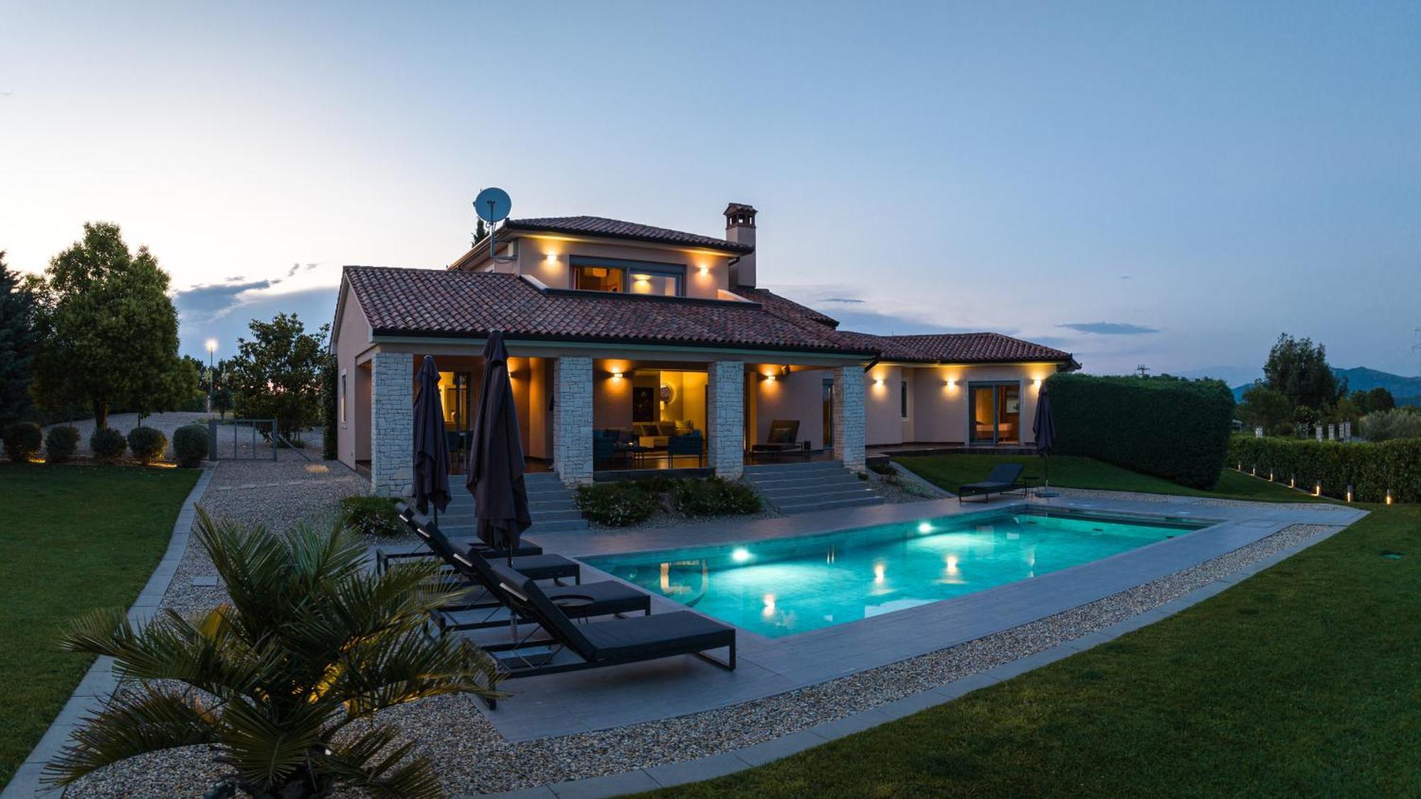 Villa Labin In Zartinj - Luxury Privacy Heated Pool With Auto Cover Exteriér fotografie