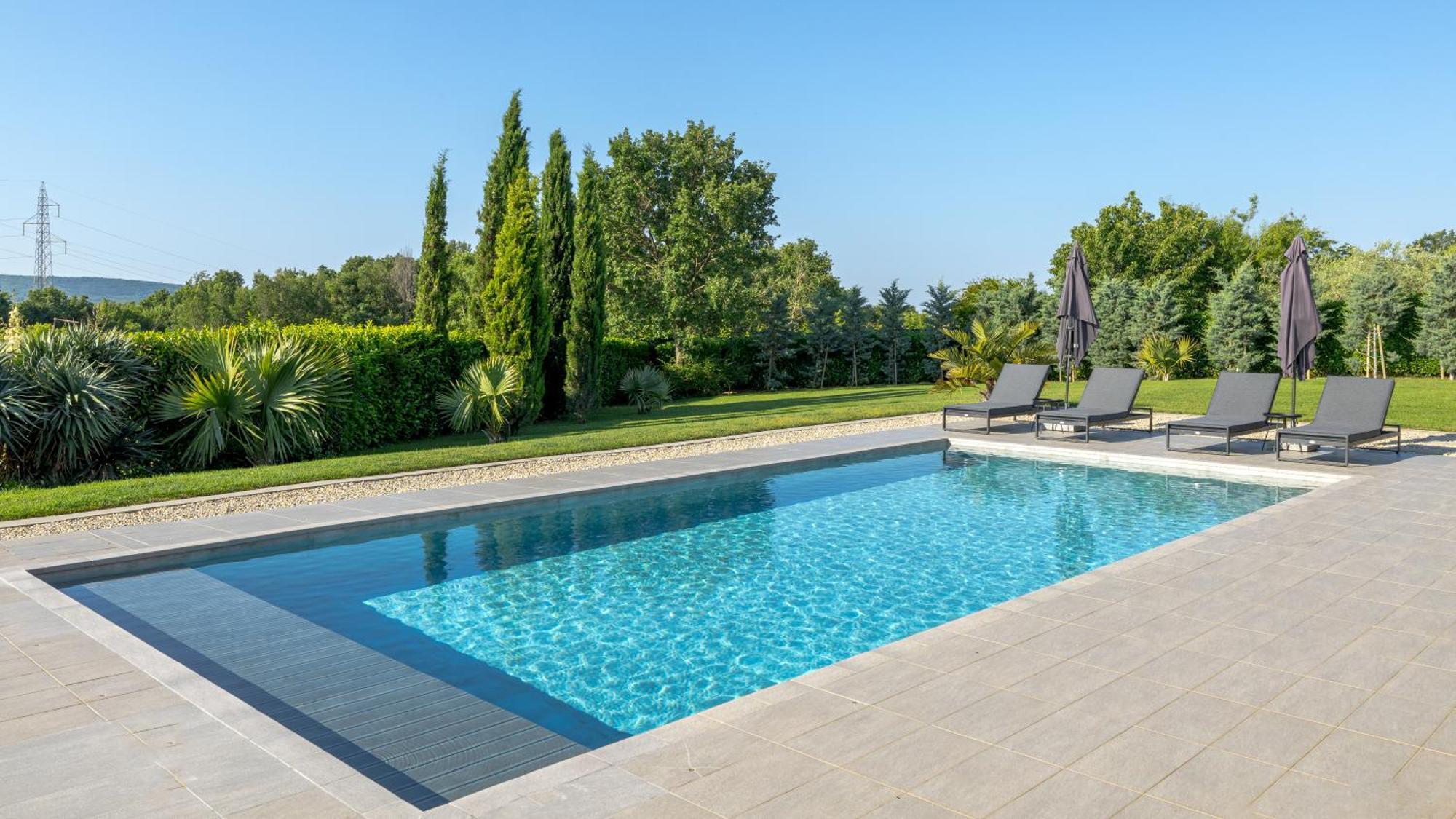 Villa Labin In Zartinj - Luxury Privacy Heated Pool With Auto Cover Exteriér fotografie