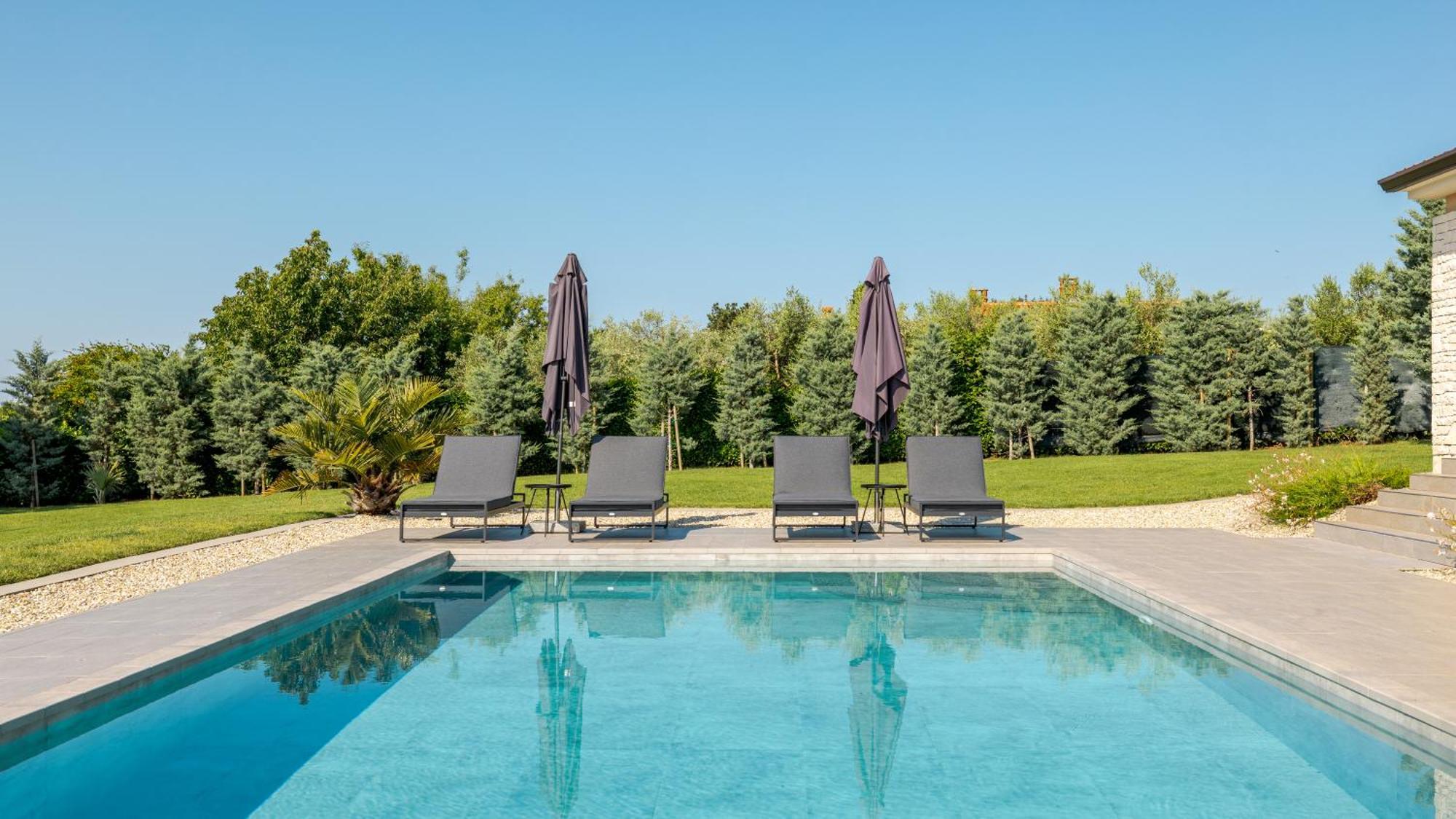 Villa Labin In Zartinj - Luxury Privacy Heated Pool With Auto Cover Exteriér fotografie