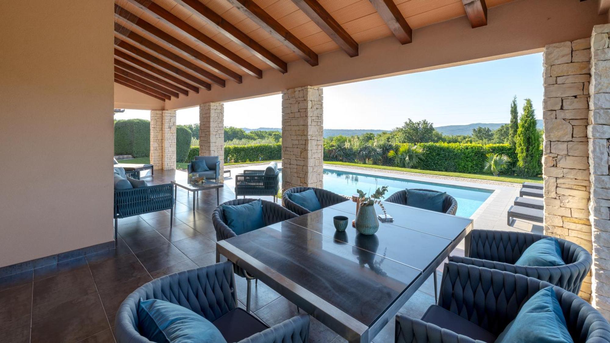 Villa Labin In Zartinj - Luxury Privacy Heated Pool With Auto Cover Exteriér fotografie